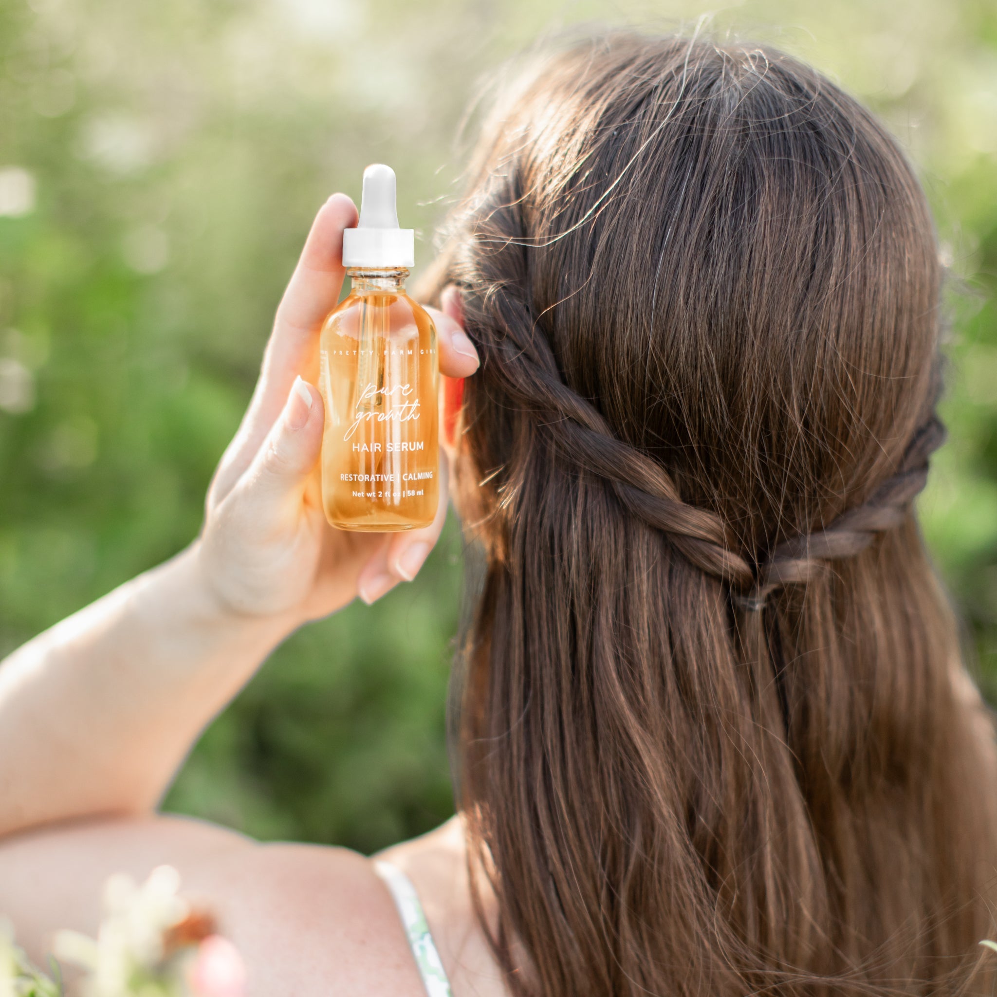 Pure Growth Hair Serum - 2 oz Organic Scalp & Hair Treatment