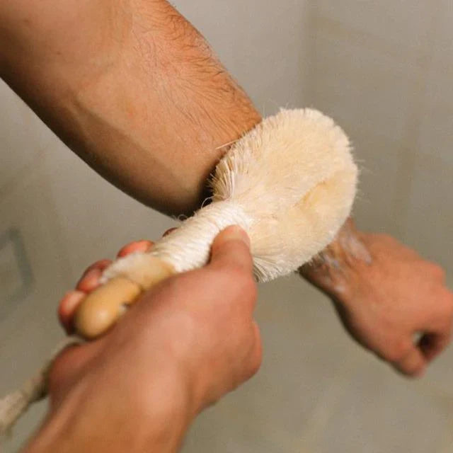 Natural Sisal Dry Brush - Exfoliating Body Brush