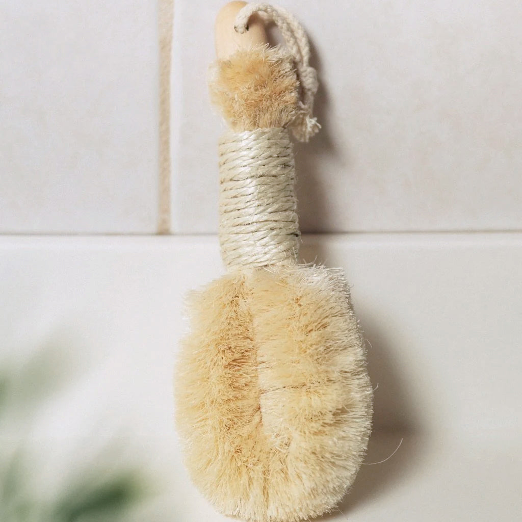 Natural Sisal Dry Brush - Exfoliating Body Brush