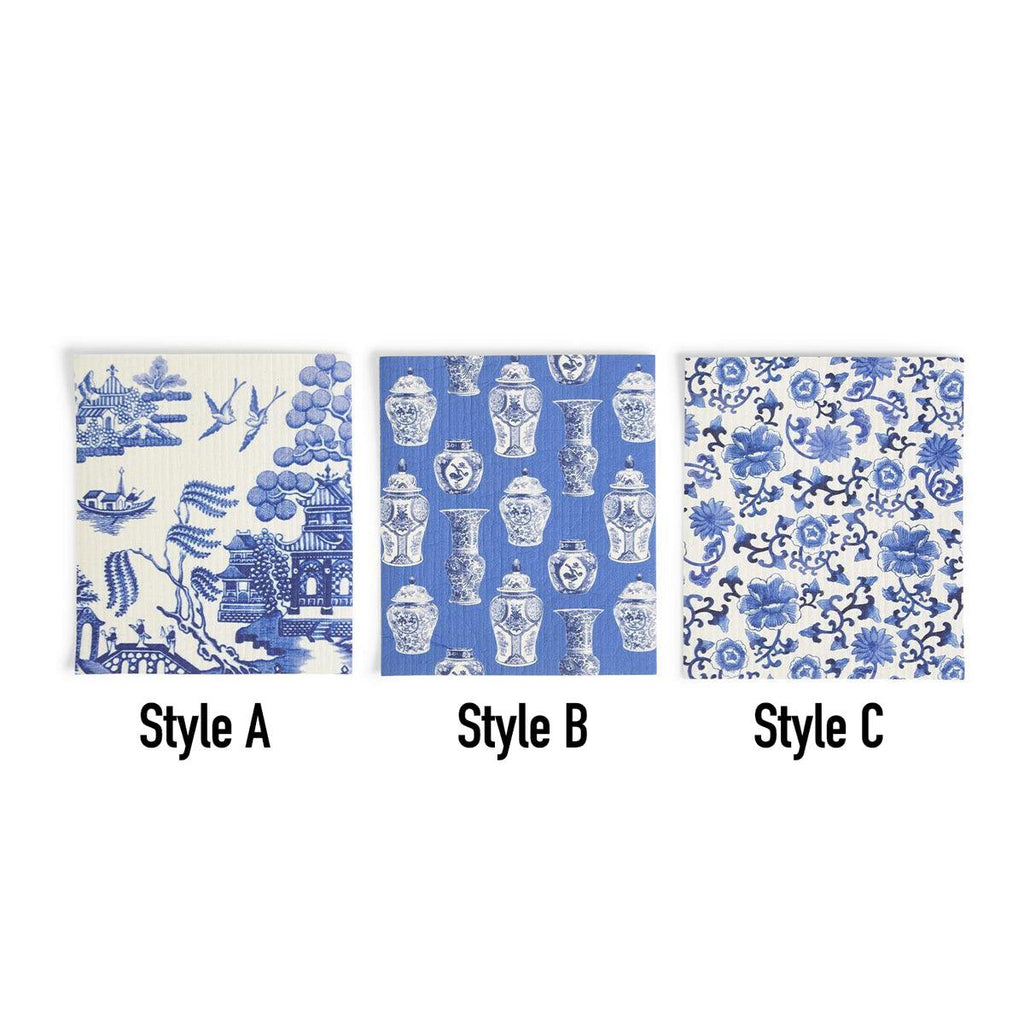 Chinoiserie Eco Cloth - Biodegradable Swedish Dishcloth