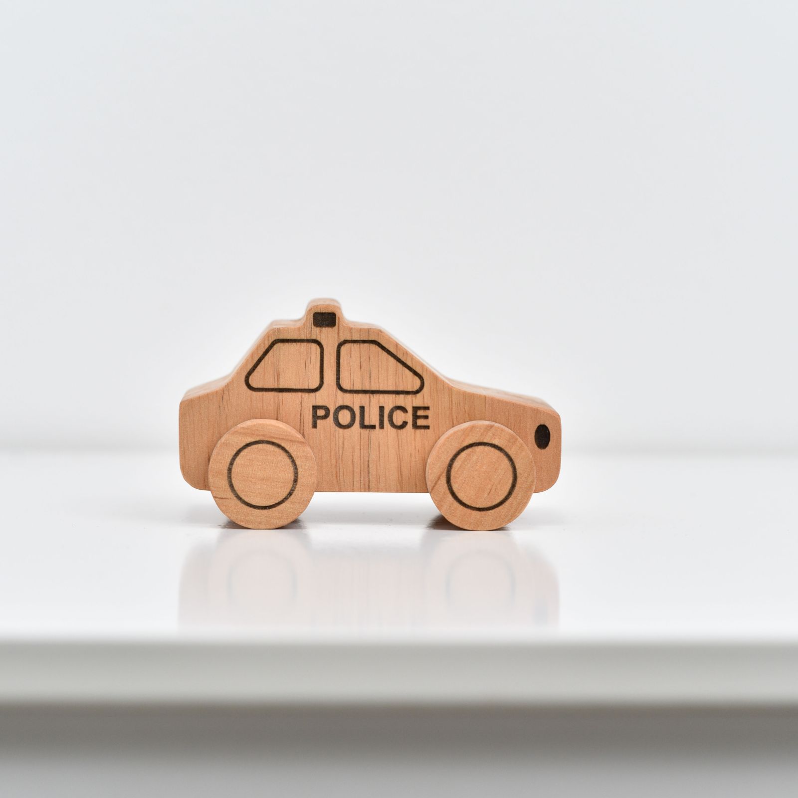 Handcrafted Wooden Toy Cars - Natural Alder Wood Vehicles
