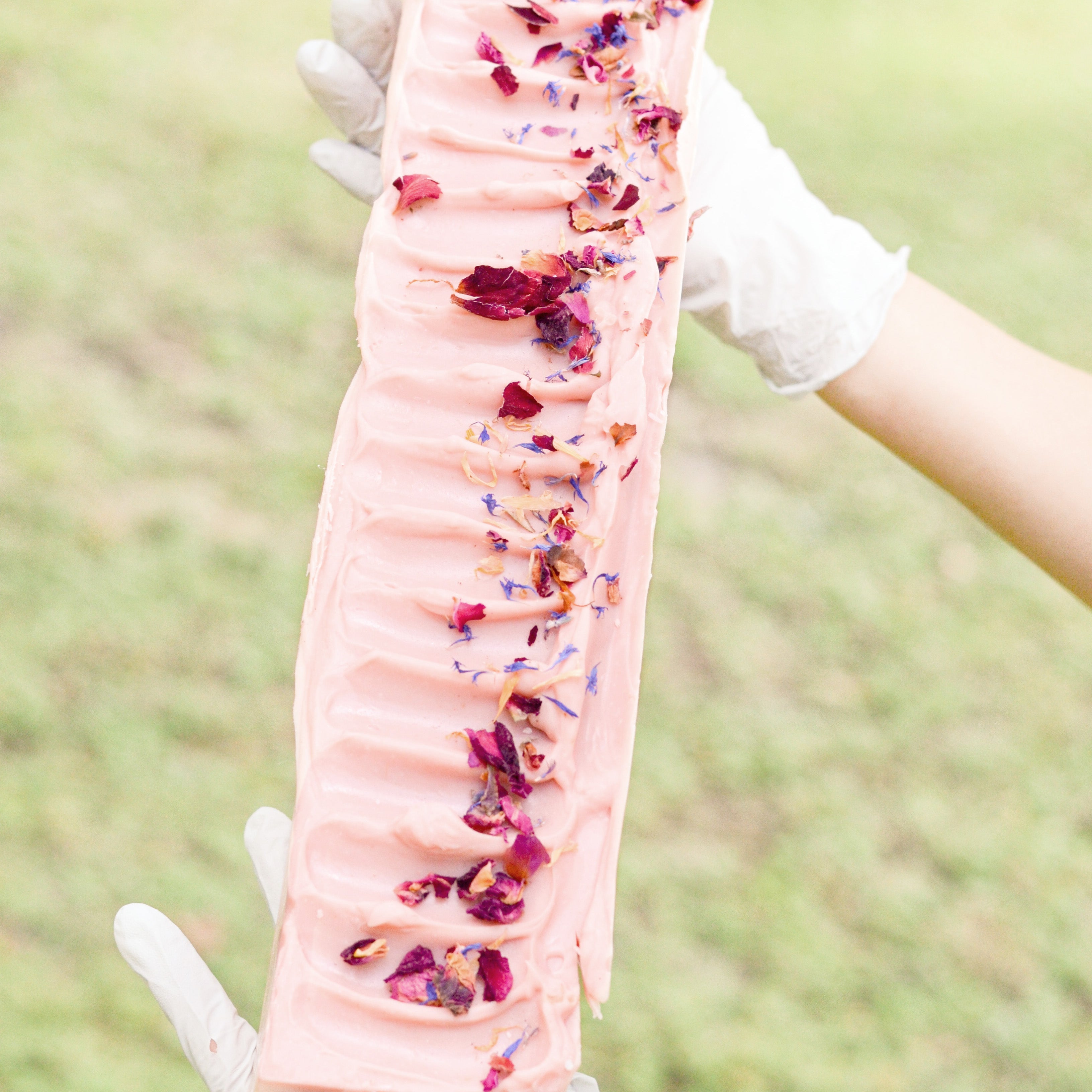 Wild Rose + Honey Tallow Soap - Handmade Goat Milk Bar