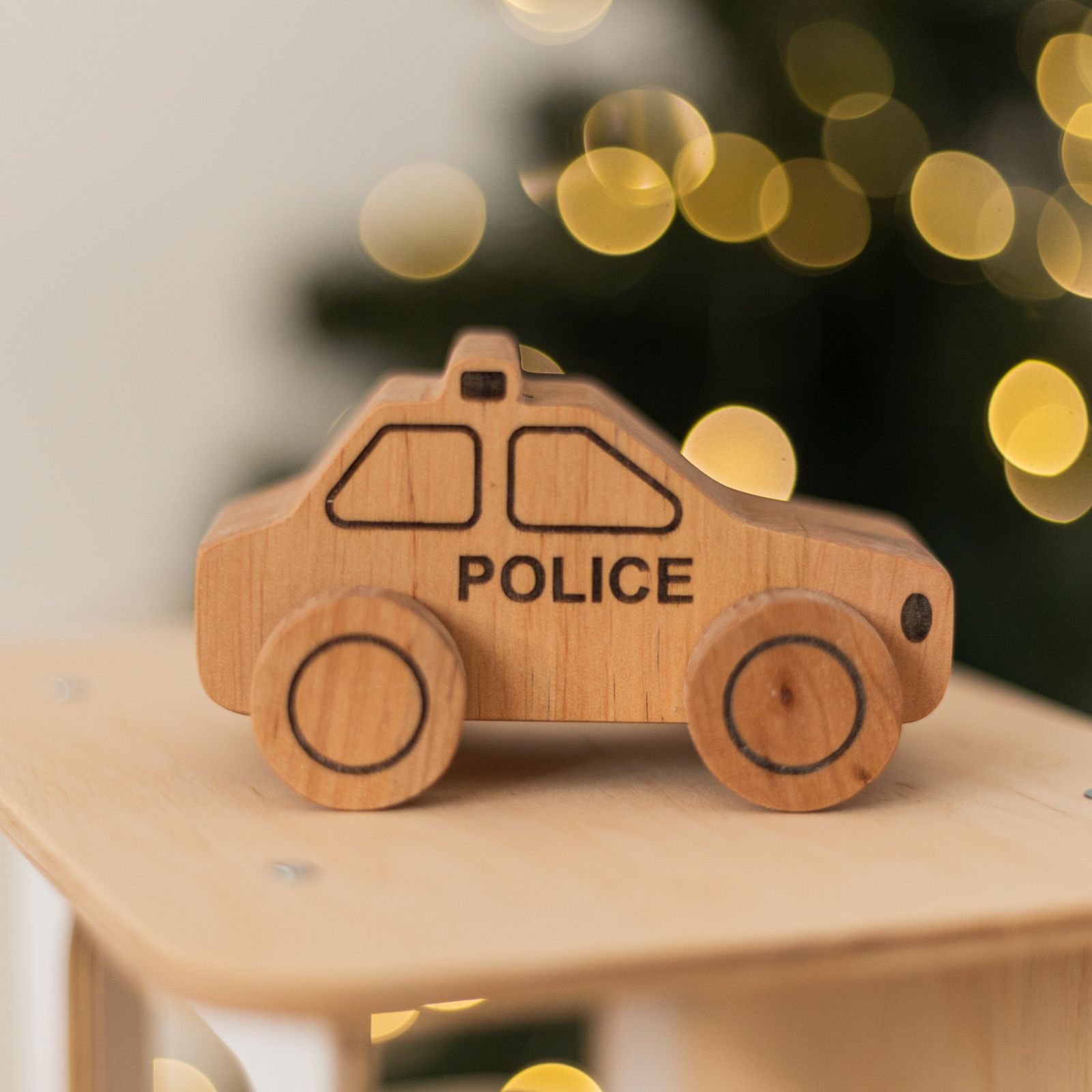 Handcrafted Wooden Toy Cars - Natural Alder Wood Vehicles