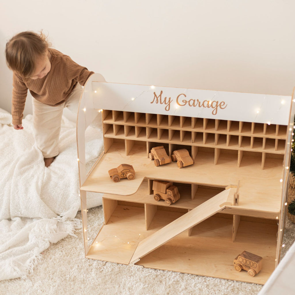 Handcrafted Wooden Toy Cars - Natural Alder Wood Vehicles