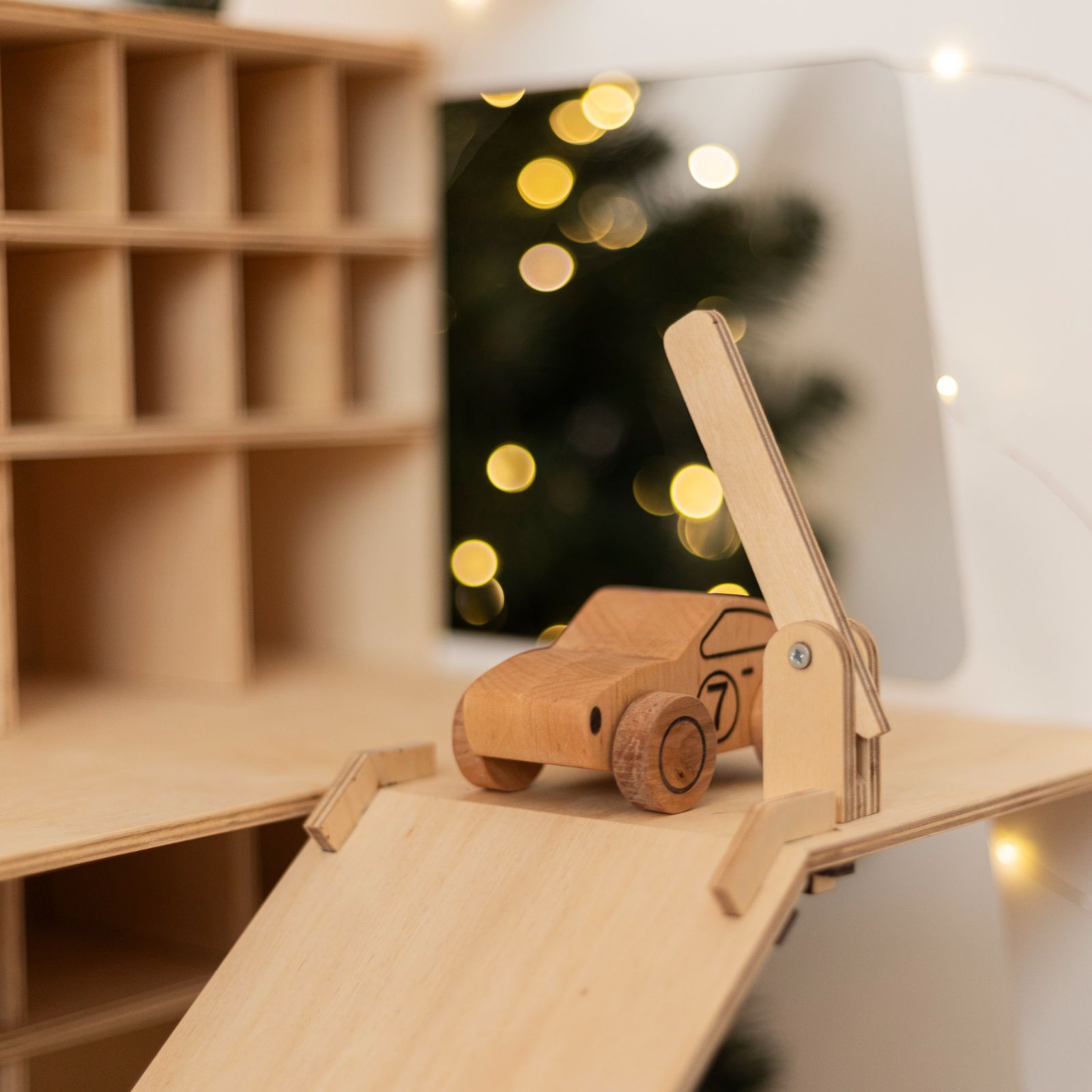 Handcrafted Wooden Toy Cars - Natural Alder Wood Vehicles
