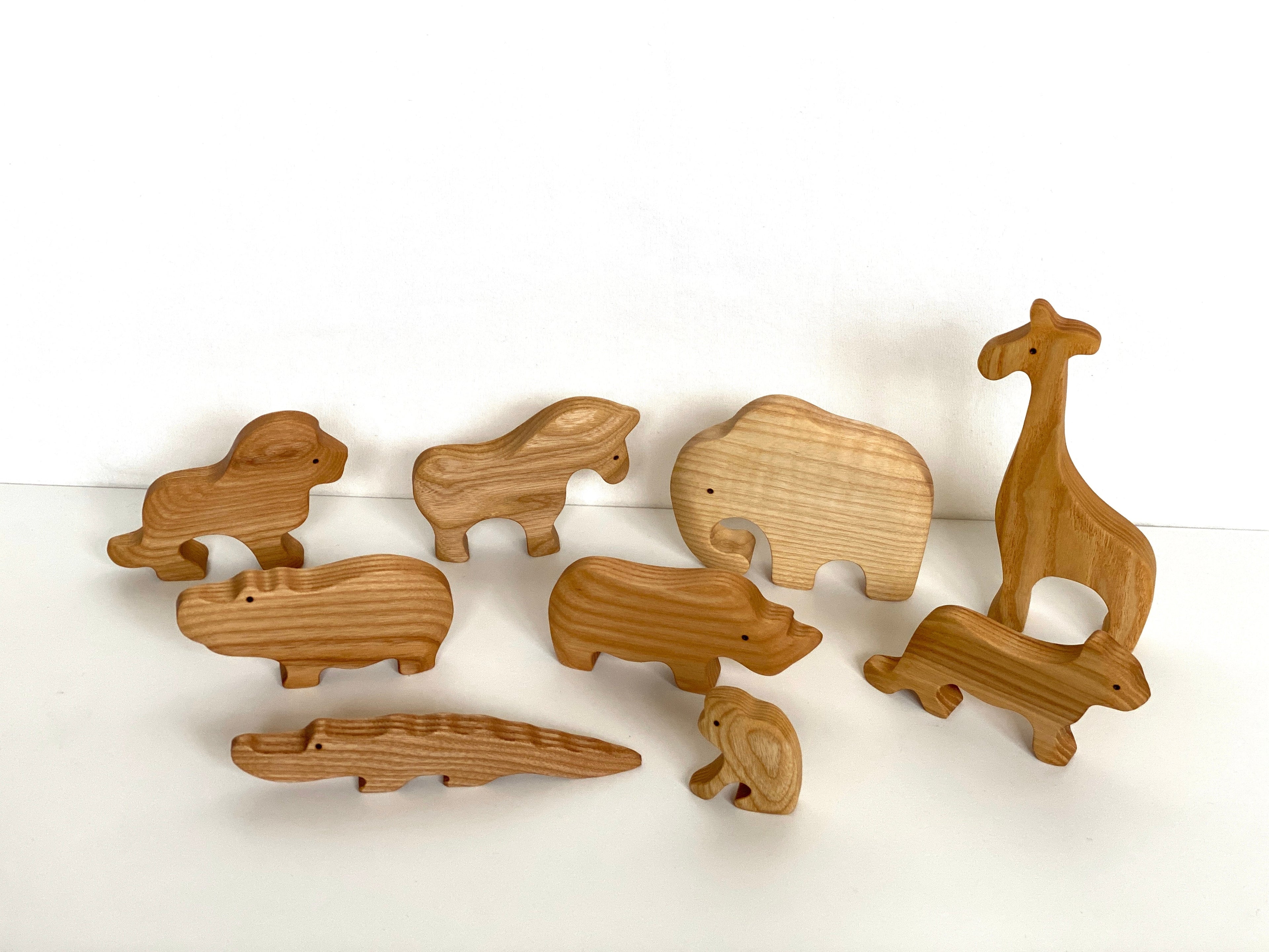 Waldorf African Safari Set - Hand-Painted 9 Animals
